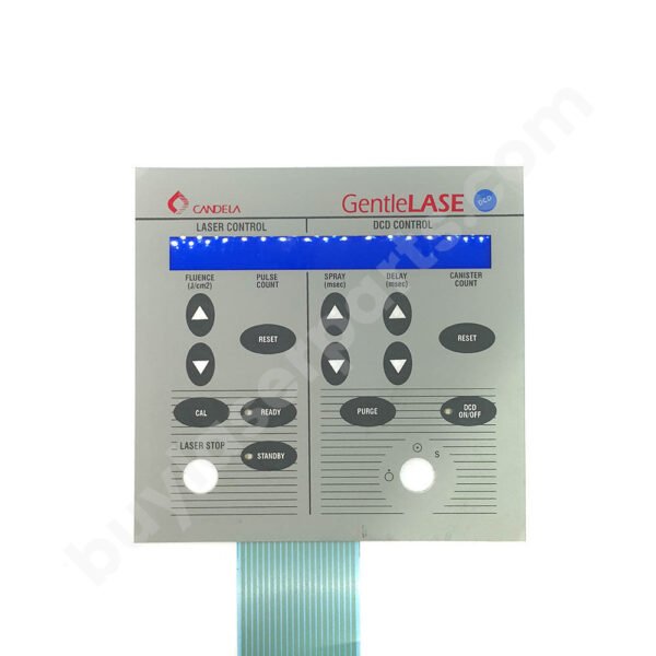GLP Membrane Switch Panel, Glass, Gray
